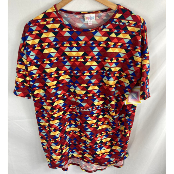 LuLaRoe Tops - NWT Lularoe Irma Patterned Tshirt Size XXS